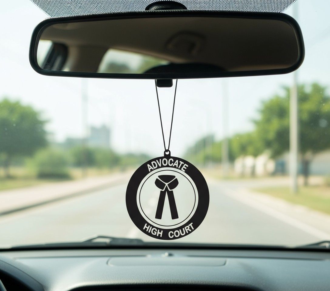 Rear View Mirror Hanging Advocate High Court