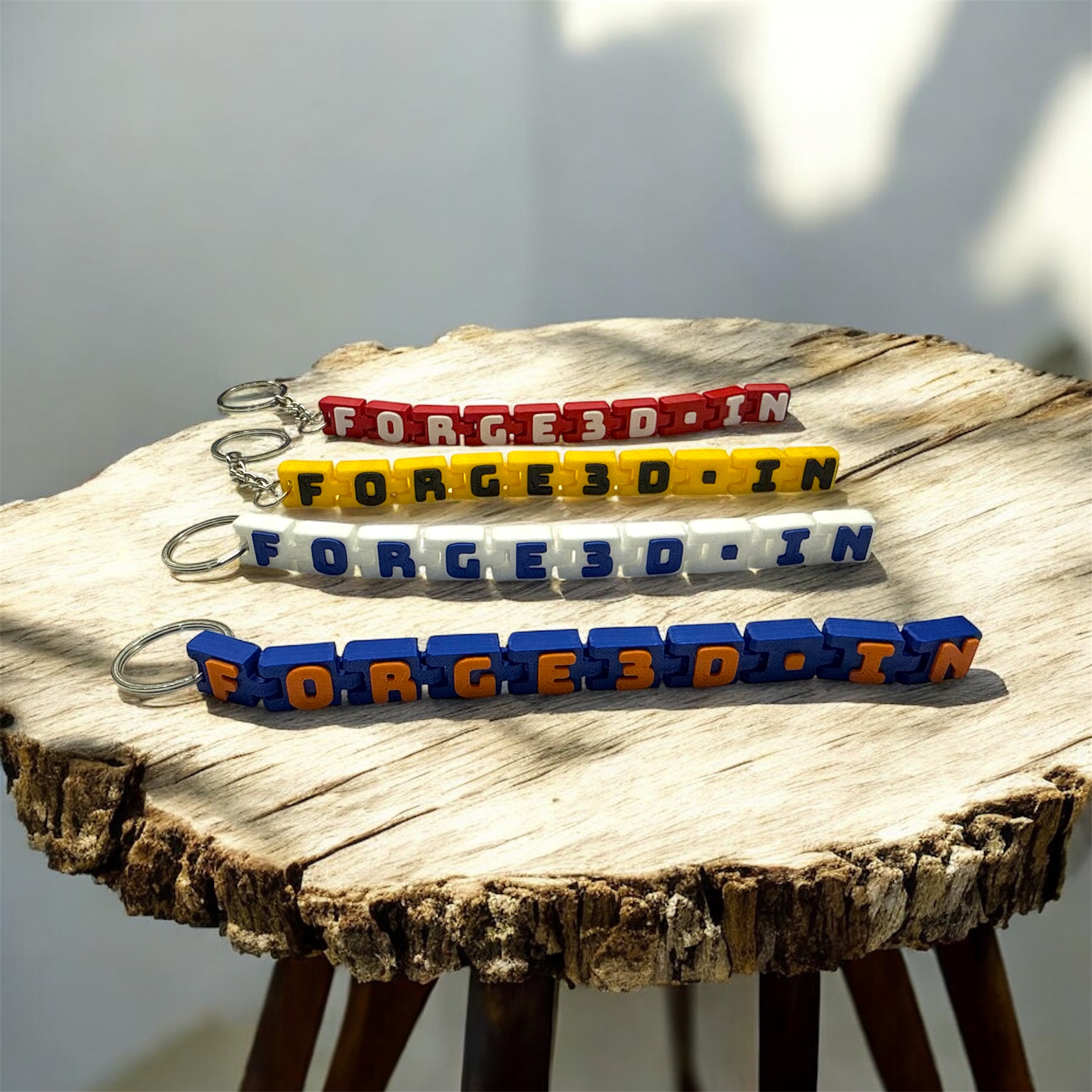 3D Printed Custom Name Keychain